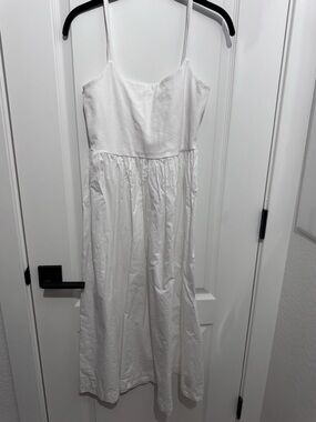 Old Navy White Spaghetti Strap Dress